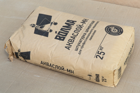 Смесь сухая цементная отделочная штукатурная "ВОЛМА-Акваслой МН", 25 кг